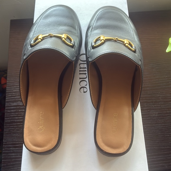 Quince Italian Leather Horsebit Mule - Picture 8 of 10